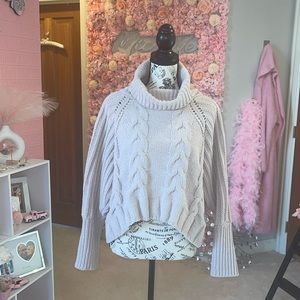 Tan Velvetty Sweater Designed by Moon & Madison